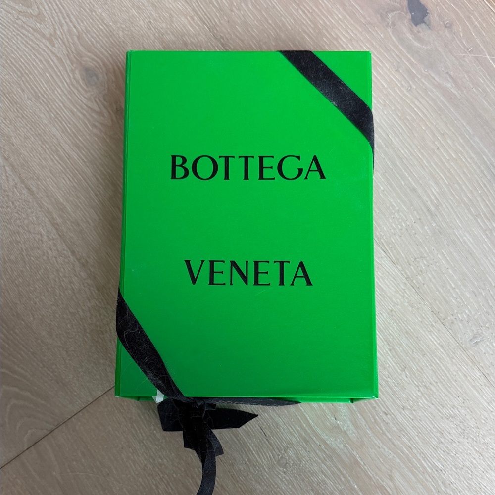 Bottega Veneta Bright Green Box with Black Ribbon
